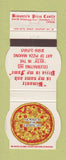 Matchbook Cover - Bimonte Pizza Hamden CT Contour