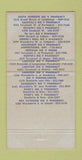 Matchbook Cover - Big V Drugs Windsor ON 1967 Centennial 30 Strike