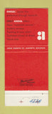 Matchbook Cover - Jos Spahr Fire Equipment Ansul York PA 30 Strike