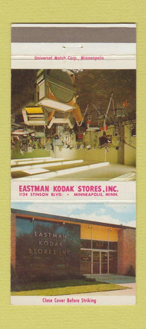 Matchbook Cover - Eastman Kodak Stores Minneapolis MN photography 30 Strike