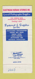 Matchbook Cover - Eastman Kodak Stores Minneapolis MN photography 30 Strike