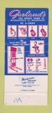 Matchbook Cover - Darnell Wheels Casters Minneapolis MN 30 Strike