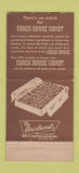 Matchbook Cover - Coach House Candy Natick MA 30 Strike