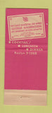 Matchbook Cover - George Washington Manor Roslyn LI NY 30 Strike