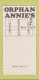Matchbook Cover - Orphan Annie's San Mateo CA comics 30 Strike