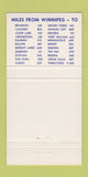 Matchbook Cover - Motel 75 Winnipeg MB 30 Strike