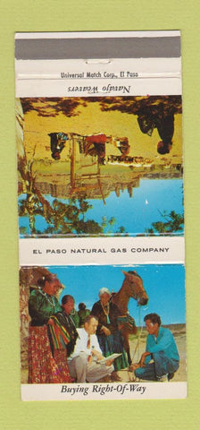 Matchbook Cover - El Paso Natural Gas TX 30 Strike
