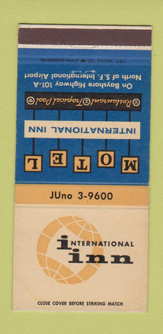 Matchbook Cover - International Inn Motel San Francisco CA 30 Strike