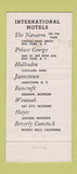 Matchbook Cover - Hollenden Hotel Cleveland OH  30 Strike