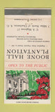 Matchbook Cover - Boone Hall Plantation Charleston SC  30 Strike