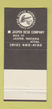 Matchbook Cover - Jasper Desk Company Jasper IN 30 Strike