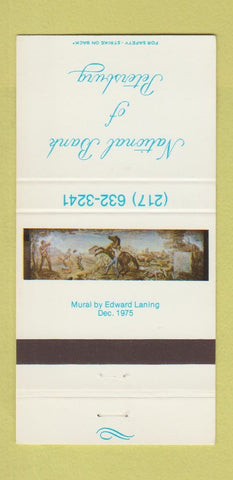 Matchbook Cover - National Bank of Petersburg IL? 30 Strike