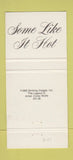 Matchbook Cover - Marilyn Monroe Girlie 30 Strike