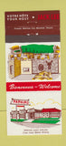 Matchbook Cover - Nanking Chinese Restaurant Sherbrooke QC 30 Strike