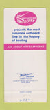 Matchbook Cover - Marlen MARine Mercury Boat Motors 30 Strike
