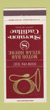 Matchbook Cover - Sheraton Cadillac Detroit MI 30 Strike