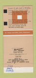 Matchbook Cover - El Paso Natural Gas TX Leupp Compressor #2 30 Strike