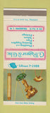 Matchbook Cover CJ Rainear Plumbing Heating Supply Philadelphia PA #1 30 Strike