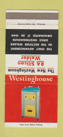 Matchbook Cover - Westinghouse Rectifier Welder Saginaw MI 30 Strike