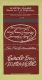 Matchbook Cover - Circle Inn Motor Motel  Calgary AB 30 Strike