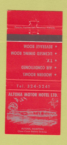 Matchbook Cover - Altona Motor Hotel Altona MB 30 Strike