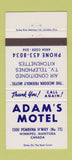 Matchbook Cover - Adam's Motel Winnipeg MB 30 Strike