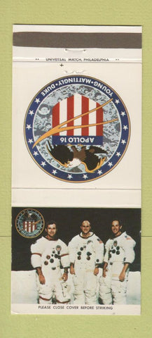 Matchbook Cover - Apollo 16 RCA 30 Strike