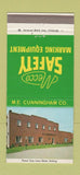 Matchbook Cover Mecco Safety Marking Cunningham Pittsburgh PA Ingomar 30 Strike