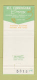 Matchbook Cover Mecco Safety Marking Cunningham Pittsburgh PA Ingomar 30 Strike