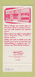 Matchbook Cover - Root Boyd Insurance Real Estate Waterbury CT 30 Strike
