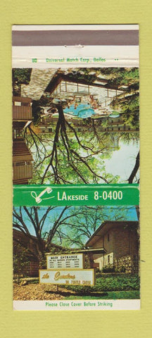 Matchbook Cover - The Gardens on Turtle Creek Dallas? TX 30 Strike