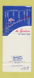 Matchbook Cover - The Gardens on Turtle Creek Dallas? TX 30 Strike