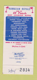 Matchbook Cover - Hawaiian Royale Motel El Paso TX 30 Strike