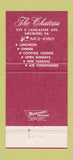 Matchbook Cover - The Chateau Ardmore PA 30 Strike