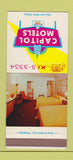 Matchbook Cover - Capitol Motels SAMPLE 30 Strike