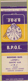 Matchbook Cover - Matchbook Cover Elks Club Bedford PA