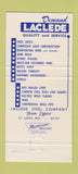 Matchbook Cover - Laclede Steel  St Louis MO 30 Strike