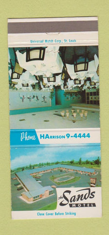 Matchbook Cover - Sands Motel St Louis MO Route 66  30 Strike