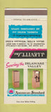 Matchbook Cover - American Standard Heating Furnace Camden NJ 30 Strike