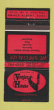 Matchbook Cover - Venice House Restaurant Pizza Prince Albert SK 30 Strike
