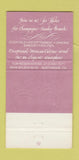 Matchbook Cover - Las Hadas Mexican Restaurant Northridge CA 30 Strike