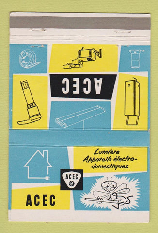 Matchbook Cover - ACEC Lighting QC girlie 40 Strike