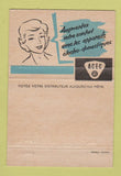 Matchbook Cover - ACEC Lighting QC girlie 40 Strike