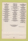 Matchbook Cover - Duff's Smorgasbord CHAIN Lebanon OH ORANGE 40 Strike