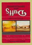 Matchbook Cover - Duff's Smorgasbord CHAIN Lebanon OH RED 40 Strike