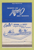 Matchbook Cover - Capitol Dry Cleaning OH IN 40 Strike