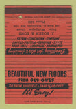 Matchbook Cover - J Rosen Wallpaper Paint Middletown NY WEAR 40 Strike