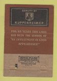 Matchbook Cover - Kuppenheimer Men's Clothes Monterey CA WEAR 40 Strike