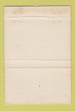 Matchbook Cover - Cristiano's Italian pizza POOR STRIKER 40 Strike