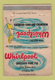 Matchbook Cover - Whirlpool Appliances Arlington VA WORN 40 Strike